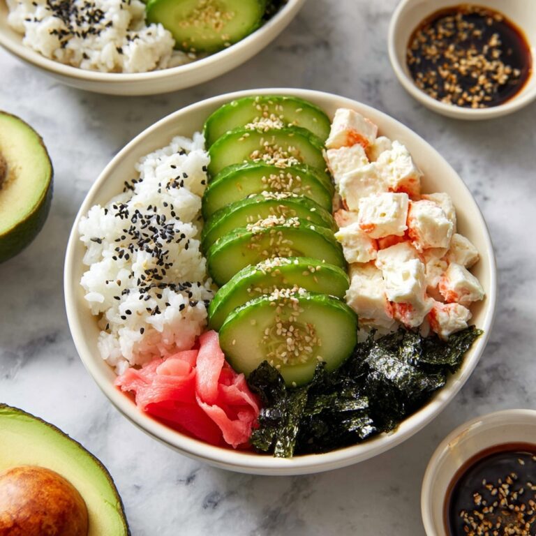California Roll Sushi Bowl Recipe