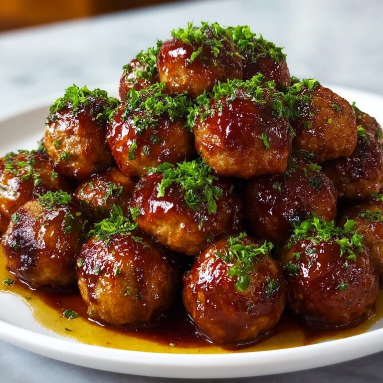 Honey Garlic Meatballs Recipe