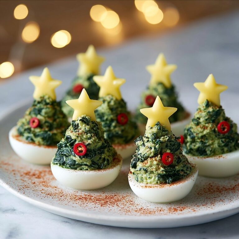 Deviled Egg Christmas Trees Recipe