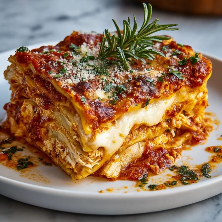 Rosemary Chicken Lasagna Layers: A Flavorful Delight! Recipe