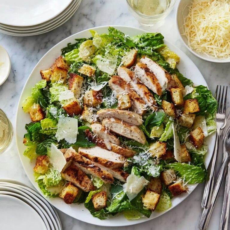 Best Chicken Caesar Salad with Homemade Croutons Recipe