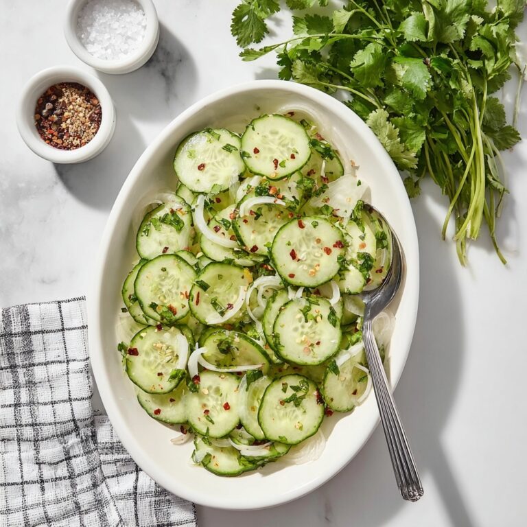 Cilantro Lime Cucumber Salad Recipe