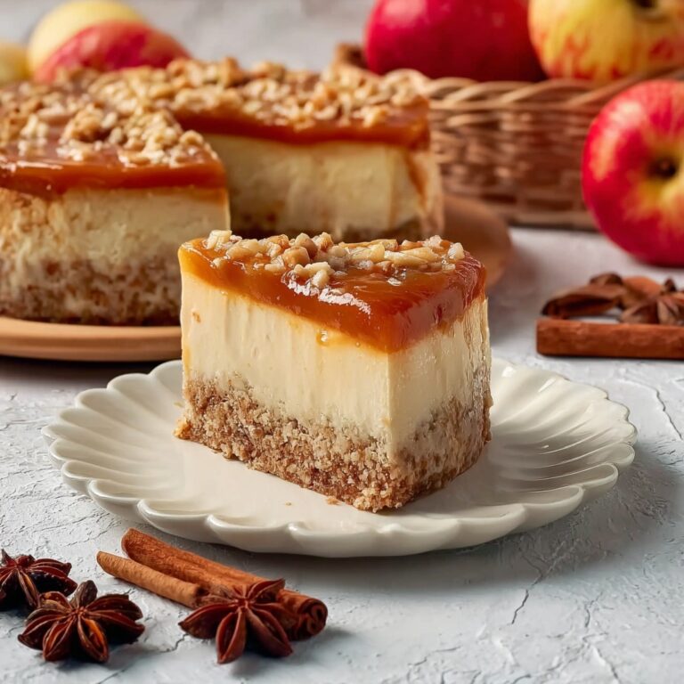 Apple Gooey Butter Cake with Salted Caramel Recipe