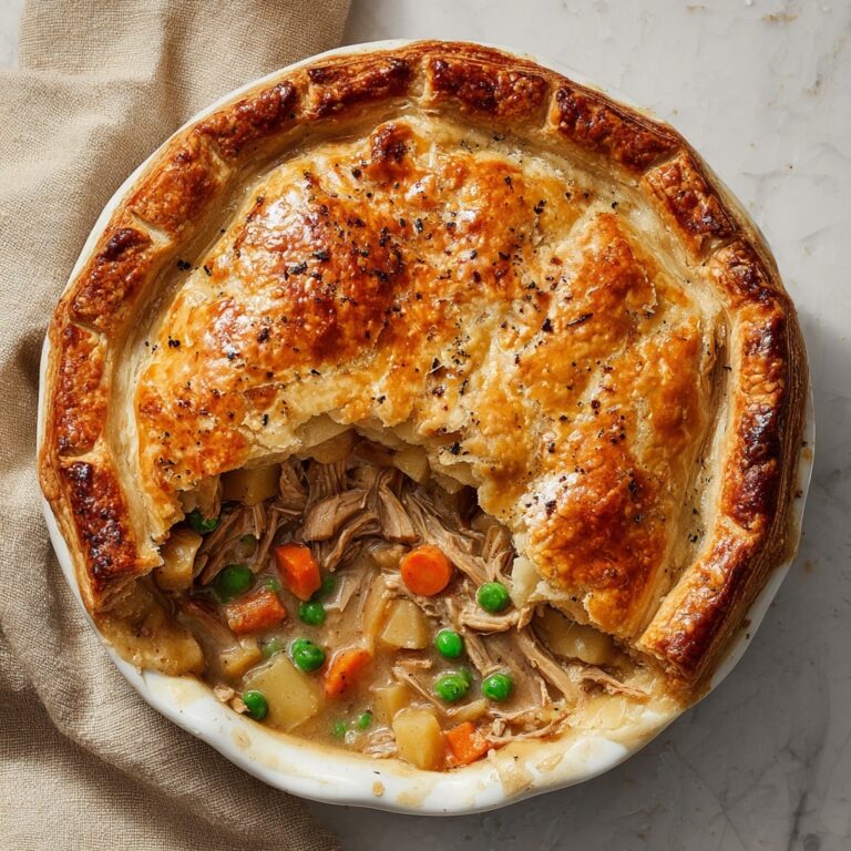 Hearty Chicken Pot Pie: Classic Comfort with a Flaky Golden Crust Recipe