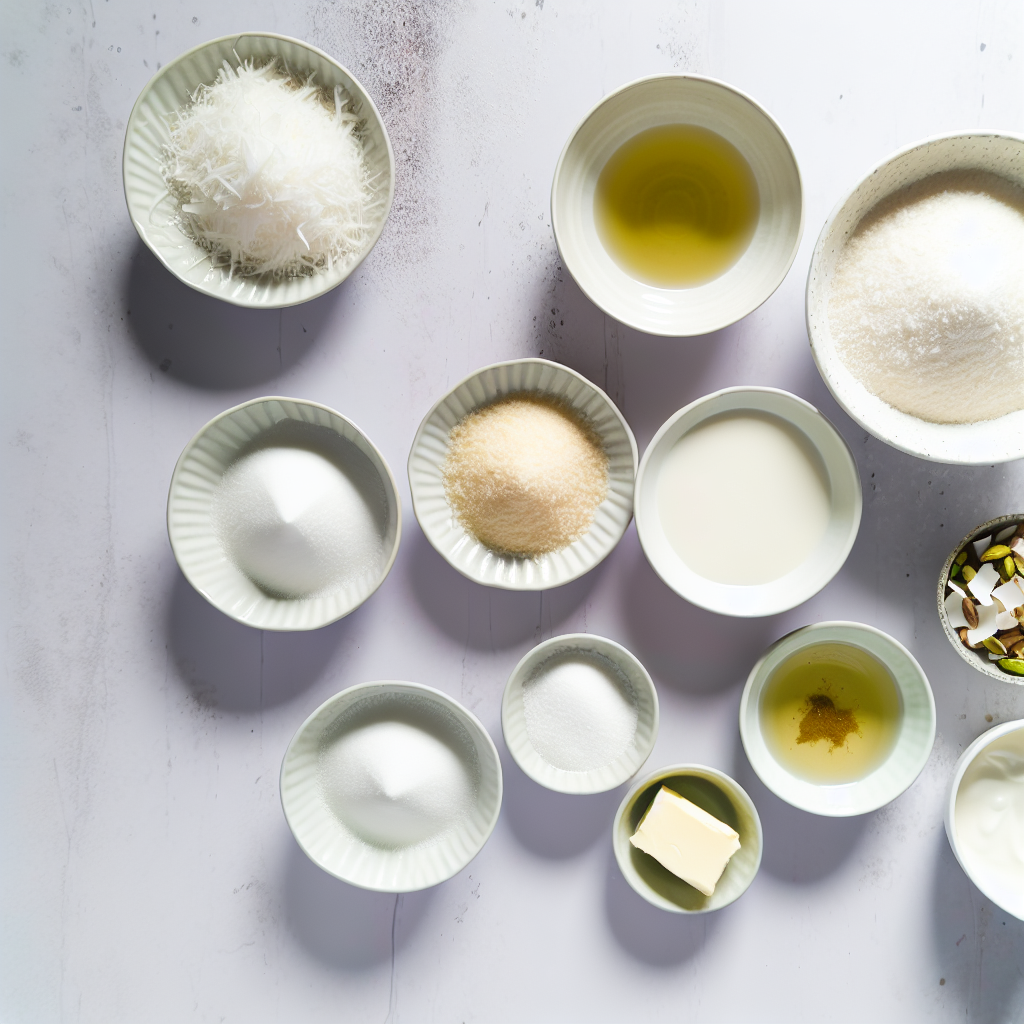 Coconut Basbousa with Pistachios Recipe - Recipe Image