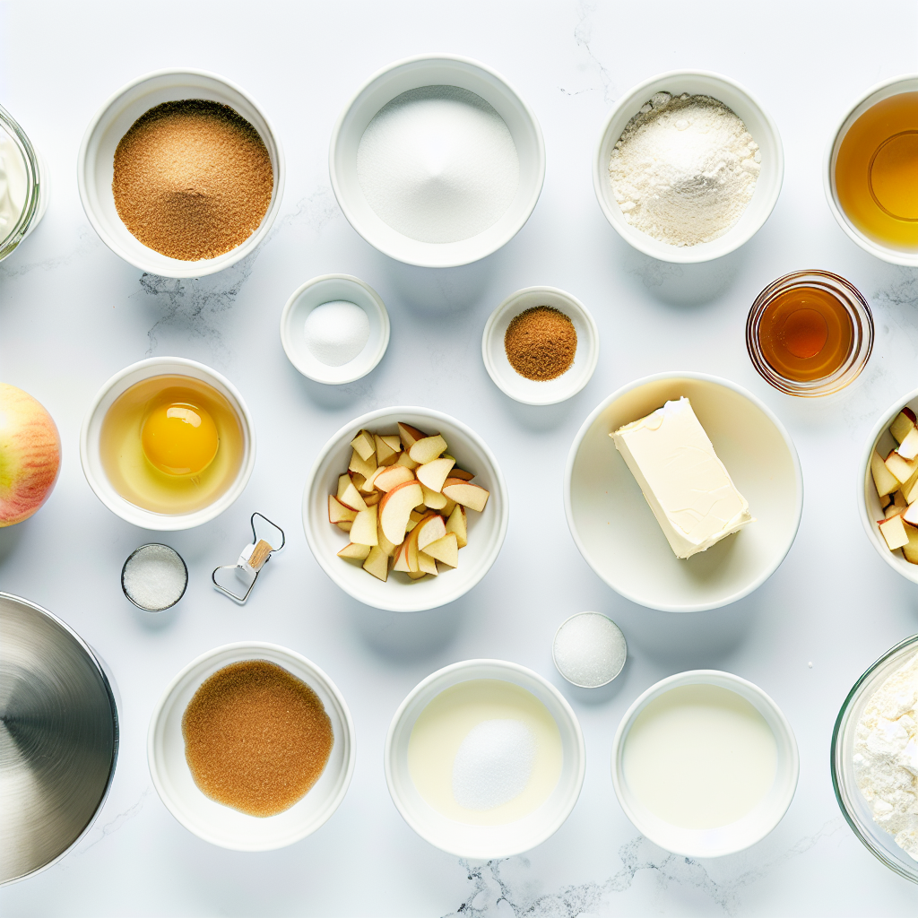 Apple Gooey Butter Cake with Salted Caramel Recipe - Recipe Image