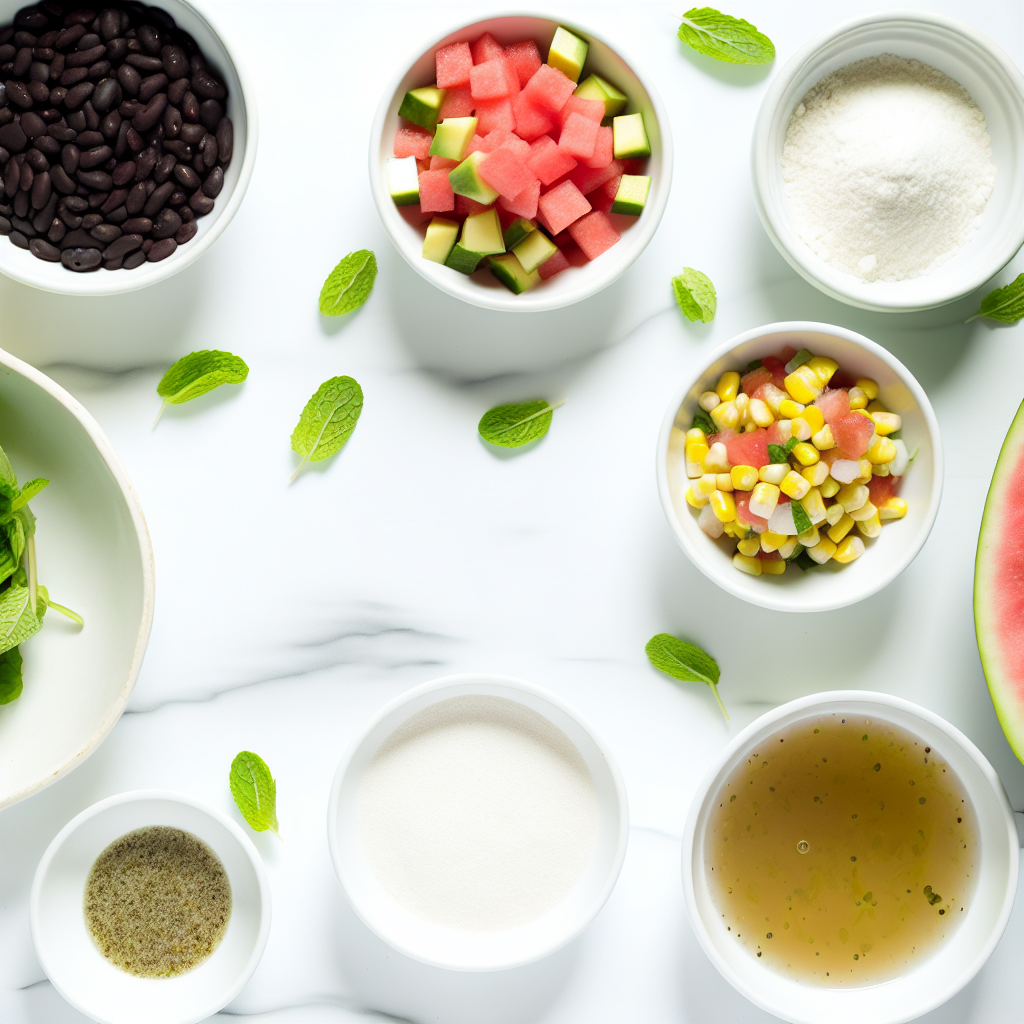 Homemade Salsa Recipes: Black Bean, Mango, Watermelon, Corn & Avocado, and Garlic Salsa Dip Recipe - Recipe Image