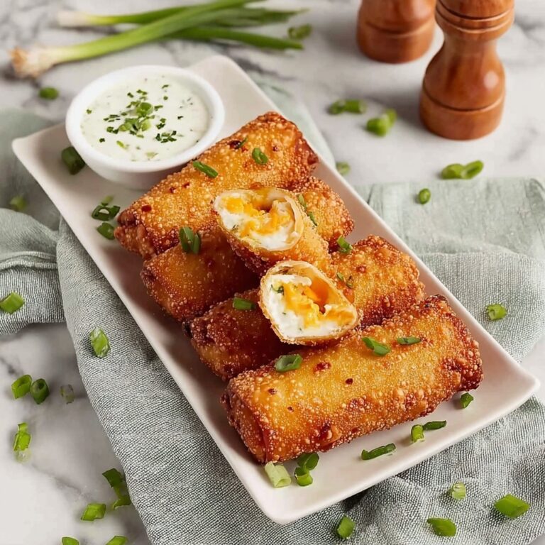 20-Minute Buffalo Chicken Dip Egg Rolls Recipe