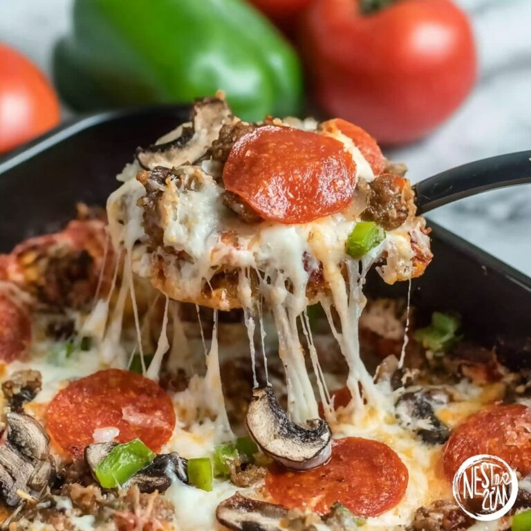 Low Carb Pizza Casserole Recipe
