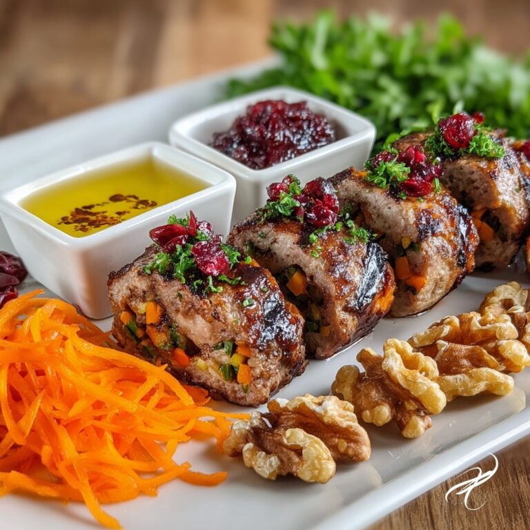 Ginger-Carrot Beef Rolls Recipe