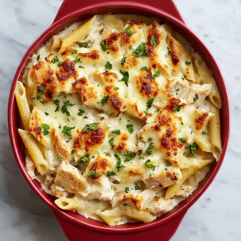 Comforting Cottage Cheese Alfredo Bake Recipe