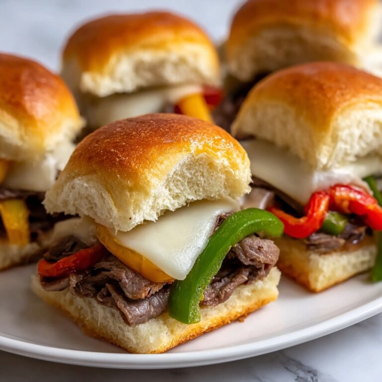 Philly Cheesesteak Sliders Recipe