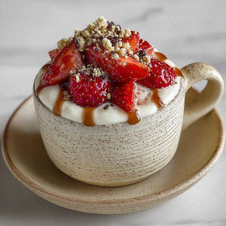 Creamy Strawberry Protein Overnight Oats Recipe