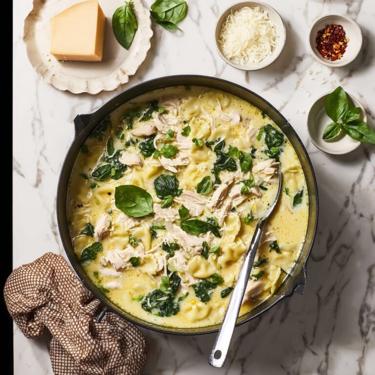 Creamy White Lasagna Soup Recipe