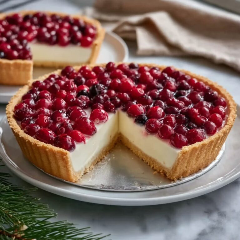 Cranberry Cheesecake Tart Recipe