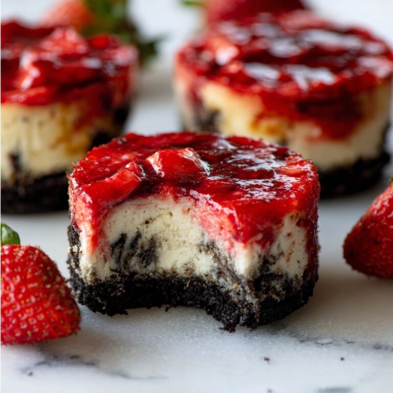 Chocolate Strawberry Swirl Cheesecake Recipe