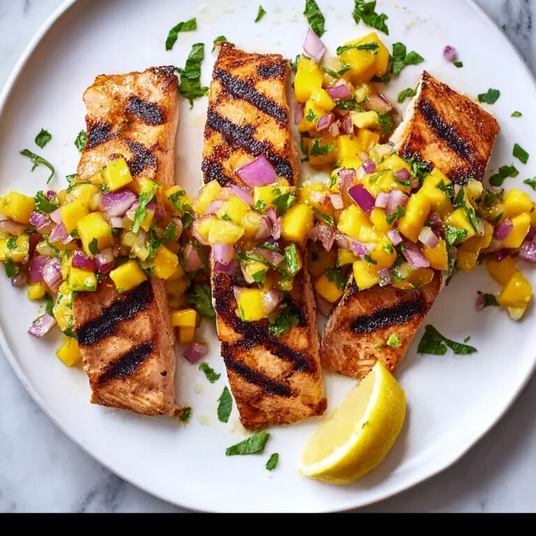 Easy Grilled Salmon with Mango Salsa Recipe