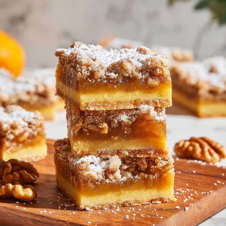 Apricot Bars with Walnuts and Coconut Recipe