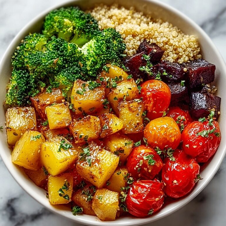 Roasted Veggie Quinoa Bowl Recipe