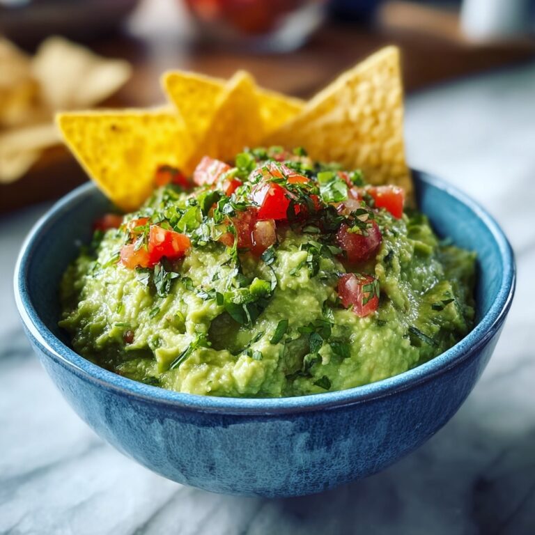 Fresh Avocado Guacamole Recipe