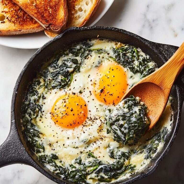 Baked Eggs Florentine Recipe