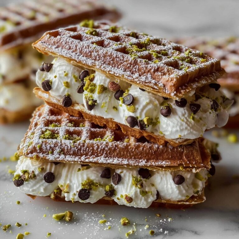 Chocolate Cannoli Pizzelle Sandwiches Recipe