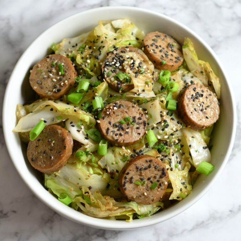 Sausage and Cabbage Stir Fry Recipe