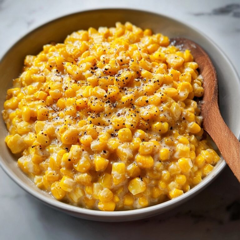Creamy Honey Butter Skillet Corn Recipe
