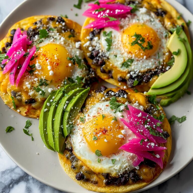 Breakfast Tostadas with Eggs and Avocado Recipe