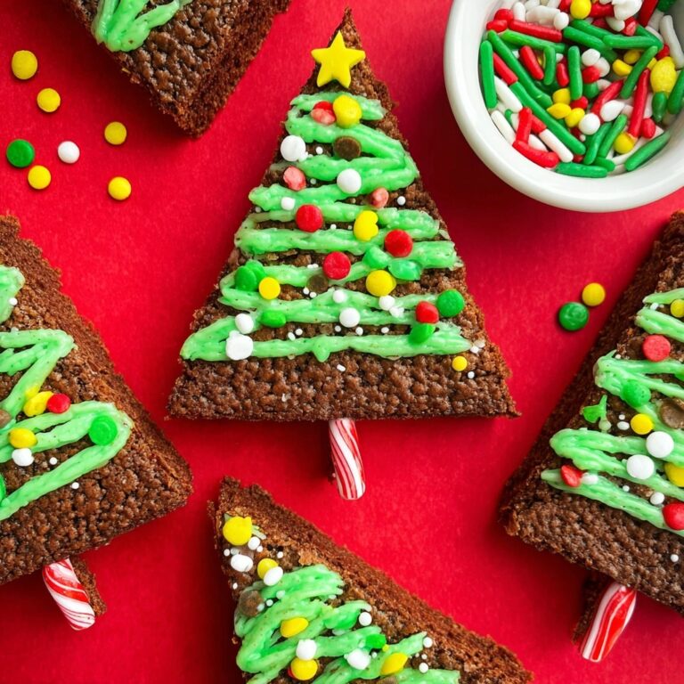 Brownie Christmas Trees Recipe