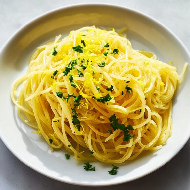Lemon Butter Pasta Light Recipe