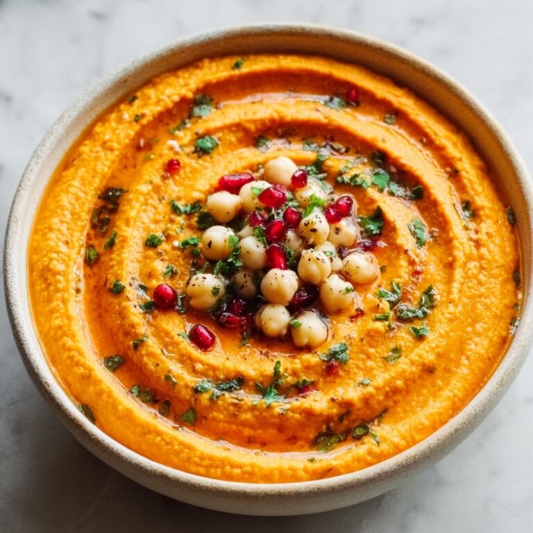 Easy Red Pepper Hummus Recipe