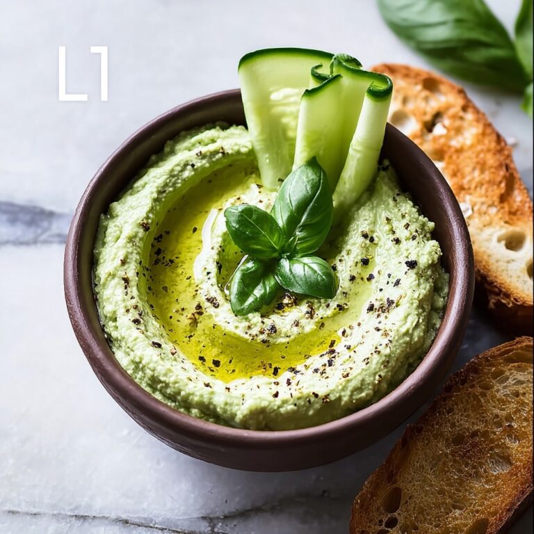 Creamy Roasted Zucchini Dip with Tahini and Fresh Herbs Recipe