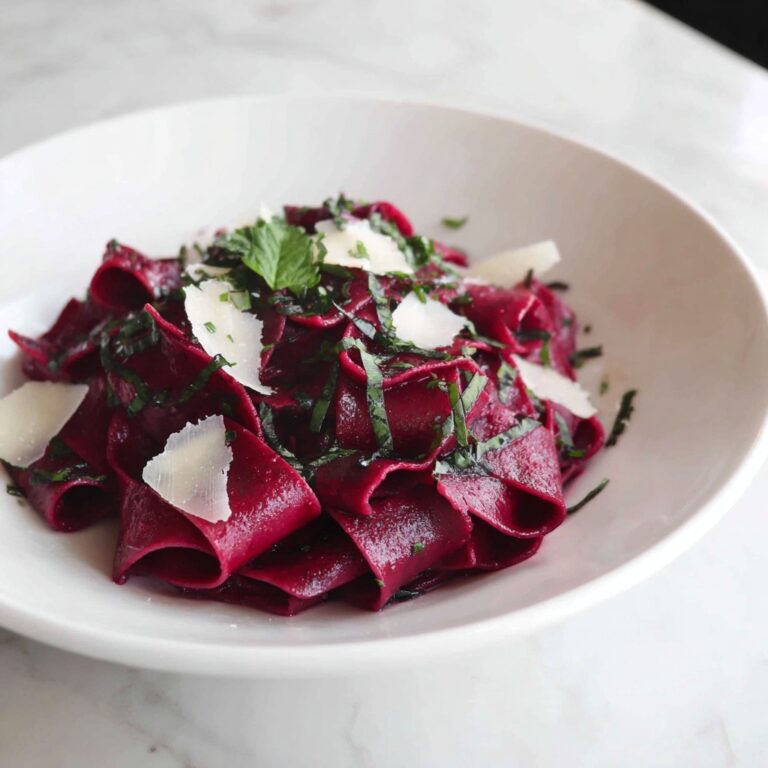Beet Noodle Pasta Recipe
