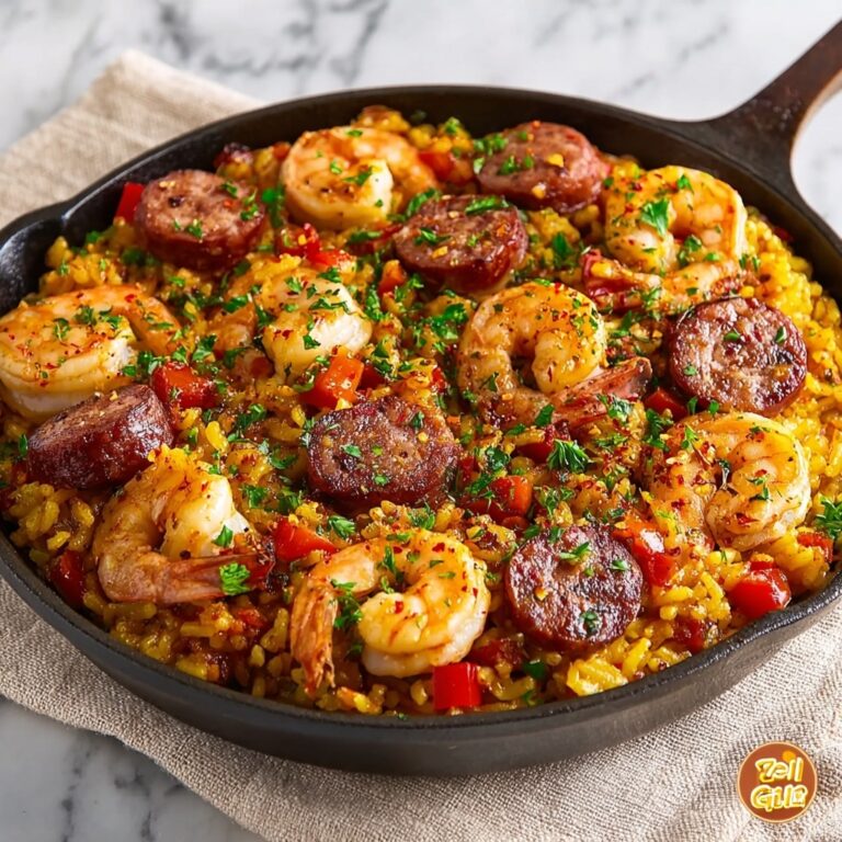 Cajun Dirty Rice with Juicy Shrimp and Sausage Recipe