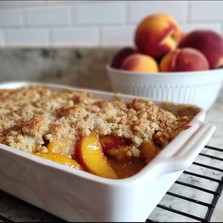 Peach Cobbler with Cake Mix Recipe