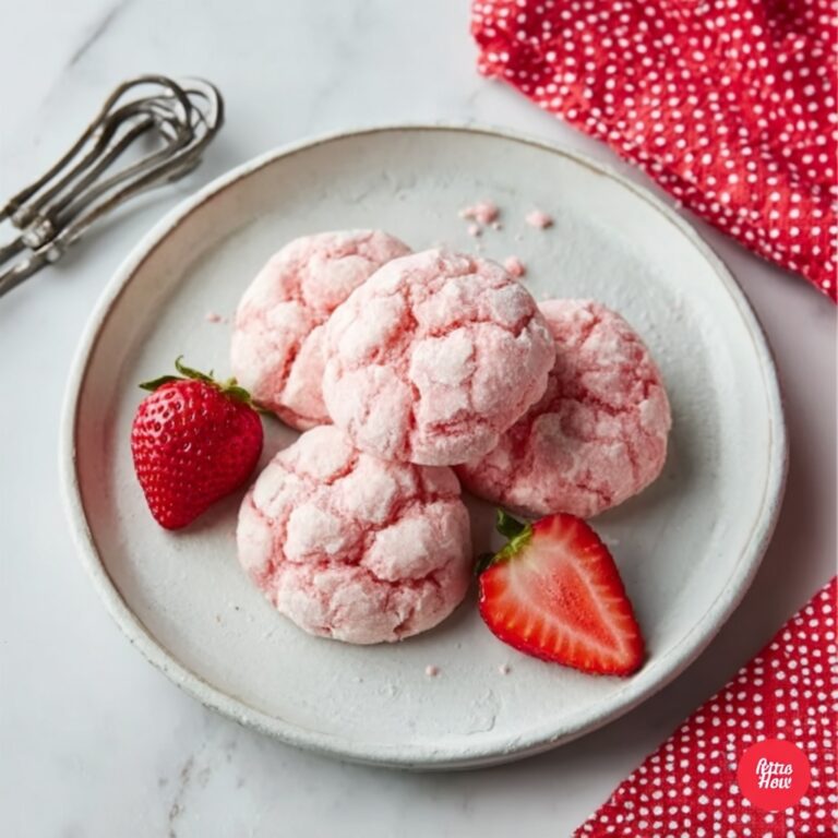 Strawberry Gooey Butter Cookies Recipe
