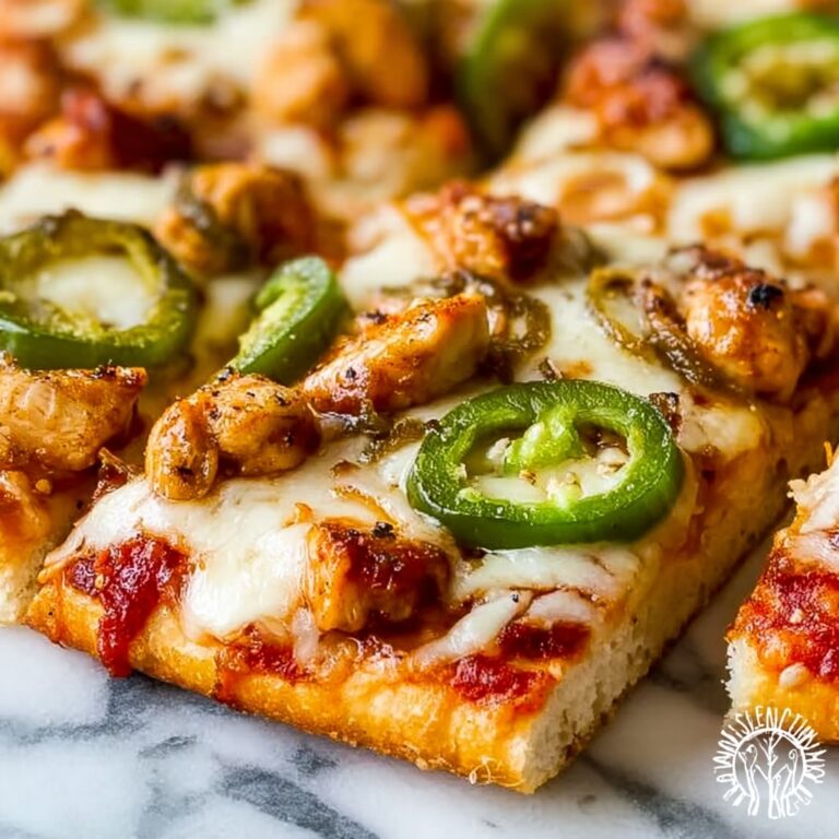 Spicy Chicken and Pickled Jalapeno Pizza Recipe