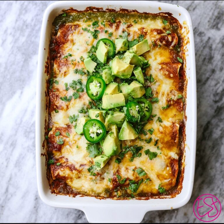 Creamy Green Chile Chicken Enchiladas Recipe