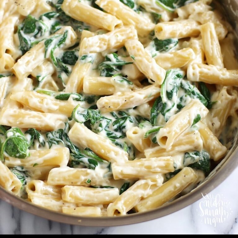 Creamy Spinach Pasta Recipe