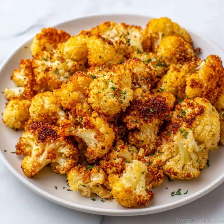 Crispy Parmesan Cauliflower Bites Recipe