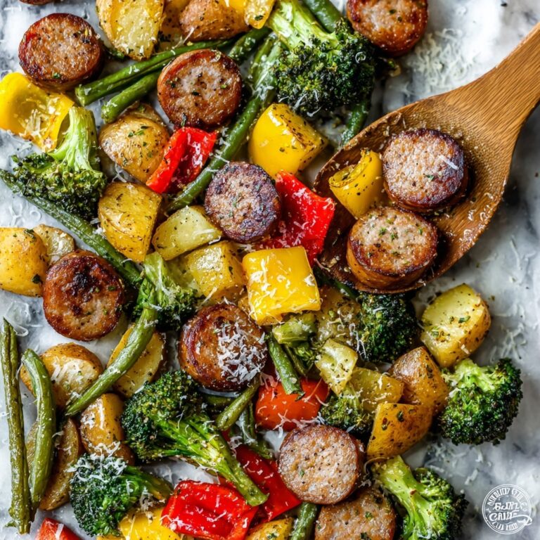 Sheet Pan Sausage and Vegetables Recipe
