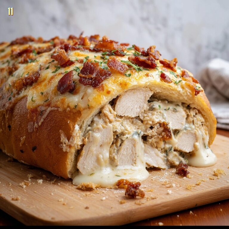 Chicken Bacon Ranch Stromboli Recipe