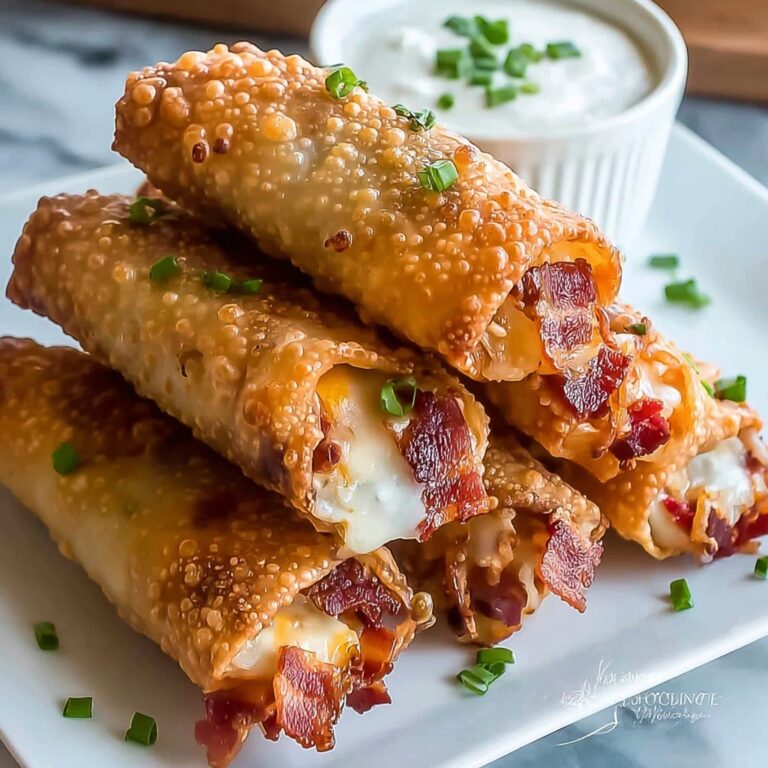 Bacon Jalapeño Popper Eggrolls Recipe