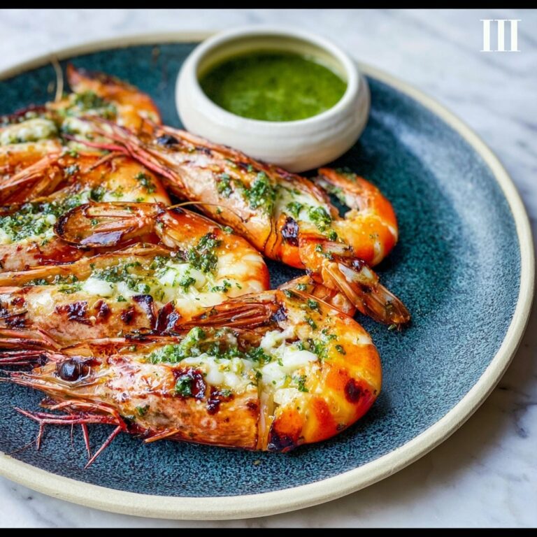 Garlic Confit Butter Butterflied BBQ Prawns for Epic Flavor Recipe