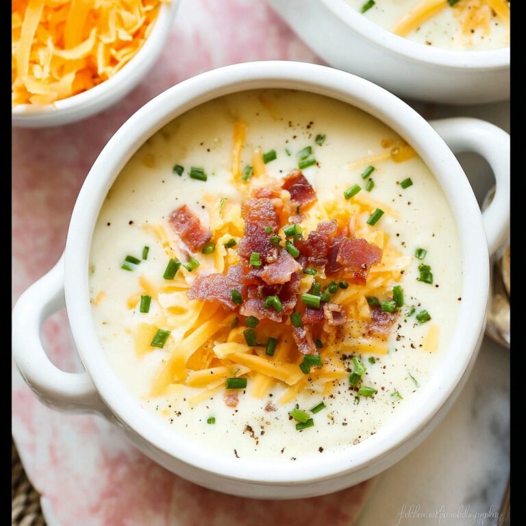 Slow Cooker Loaded Baked Potato Soup Recipe