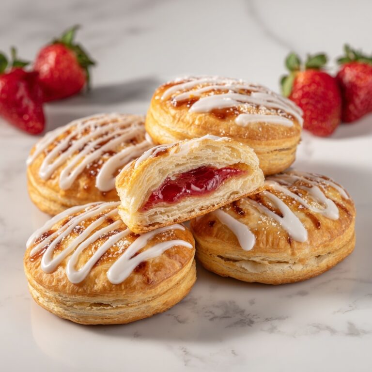 Easy Strawberry Toaster Strudels with Icing Recipe