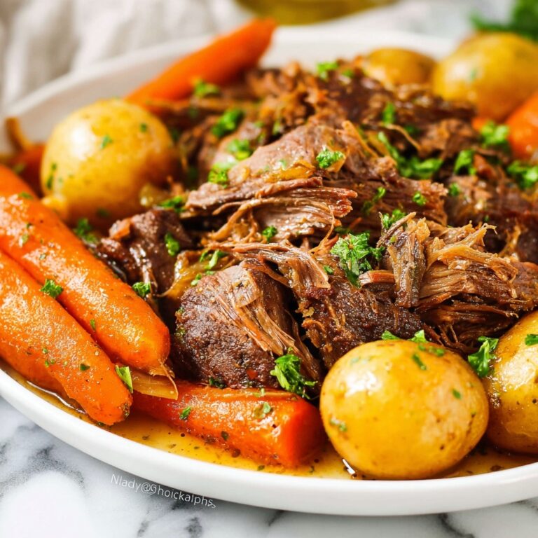 Crockpot Chuck Roast with Vegetables Recipe
