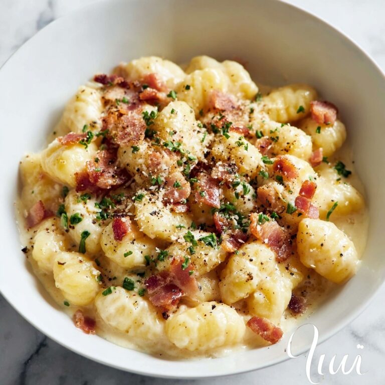 Diving into Carbonara with Gnocchi: A Rich and Crispy Beef Twist Recipe