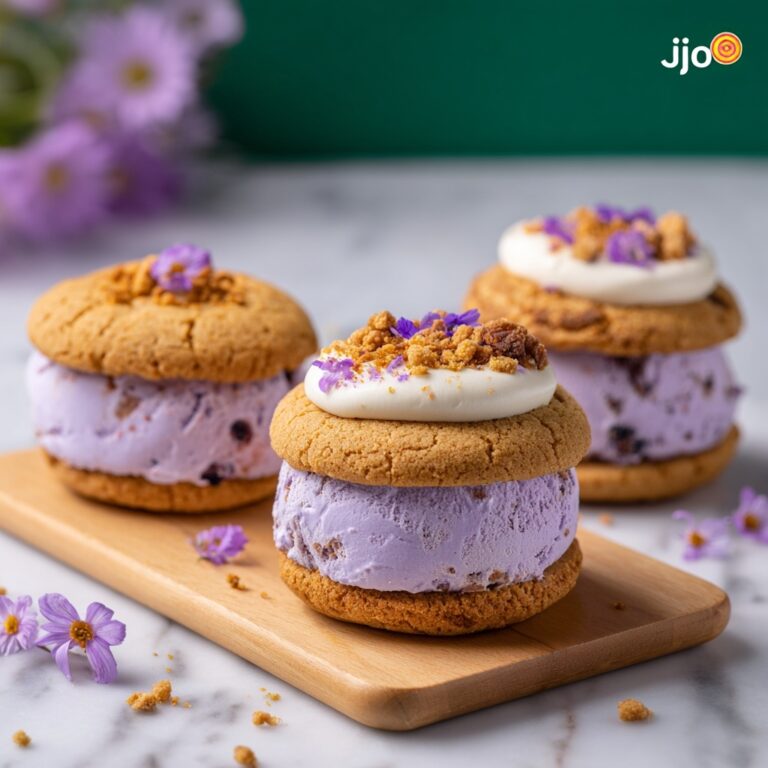 Lavender Vanilla Bean Ice Cream Sandwiches Recipe